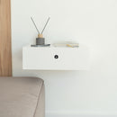 Floating Nightstand with Hidden Safe Drawer