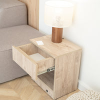 Nightstand with Hidden Safe Lock B22