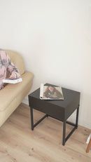 Small Side Table & Nightstand with Hidden Secure Storage CT03