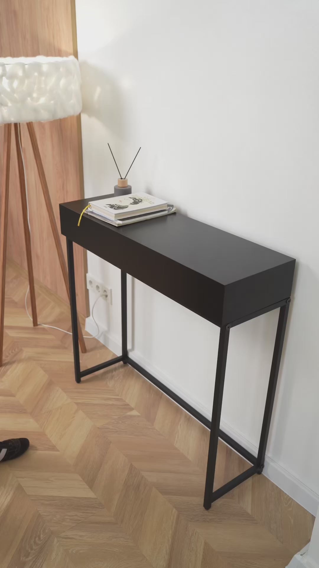 Console Table with Hidden RFID Lock Drawer CT01