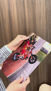 Decorazione murale fotografica personalizzata con vano portaoggetti RFID nascosto – D01